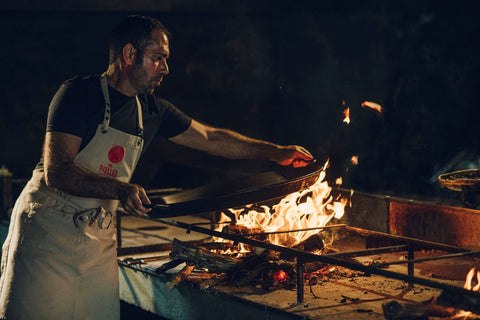 El sabor y el saber de la paella (a leña).