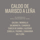 Caldo de marisco y morralla a leña