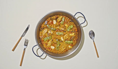 Paella preparada