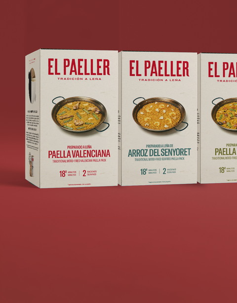 Preparados a leña para paella