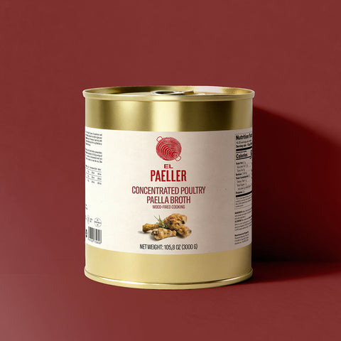El Paeller Concentrated Poultry Paella Broth 3000g - wood-fired chicken and hen broth