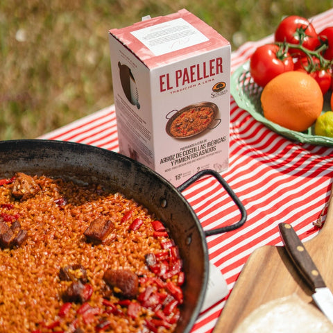 Arroz de Costillas Ibéricas y Pimientos Asados