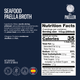 El Paeller Seafood Paella Broth label - 33.86 fl oz can, 100% natural