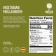 El Paeller Vegetarian Paella Broth label - 33.86 fl oz can, 100% natural