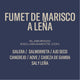 Fumet de marisco a leña