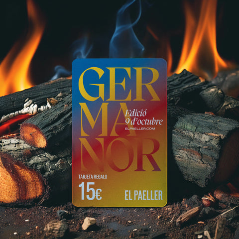 Tarjeta Regalo Germanor 15€ – El Paeller (Edición 9 Octubre)