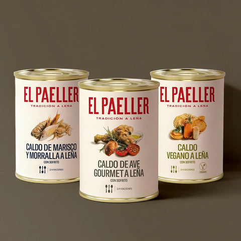 Caldos a leña El Paeller (Pack 3)