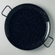 El Paeller Enameled Paella Pan - top view of the black speckled enameled pan