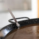El Paeller Paella Broth Measurer - measurer attached to the paella pan rim