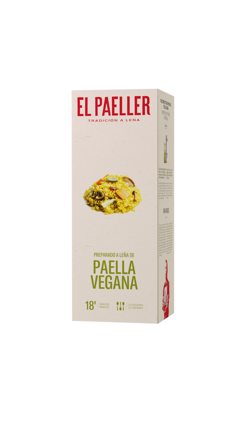 Paella vegana com Heura e feijão verde